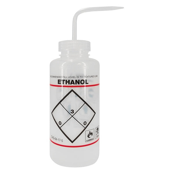 Jorgensen Labs J0817Q/J0817F Ethanol Labeled Wash Bottle