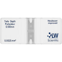 Jorgensen Labs Neubauer Hemacytometer for Precision Cell Counting