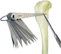 Jorgensen Labs Bone Wedge Gauge Set for Orthopedic Osteotomy