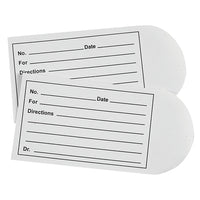 Jorgensen Labs Blank Pill Envelopes for Professional Medical and Veterinary Dispensing