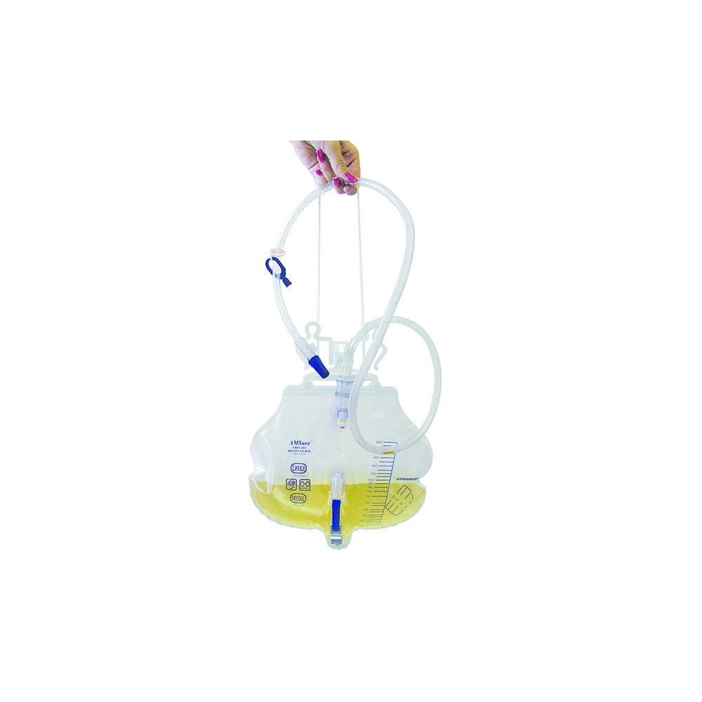 Jorgensen Labs Veterinary Urine Collection Bag 2000ml with 48-Inch Tubing