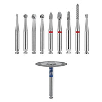 Jorgensen Labs Burr Pack 10 - High-Precision Veterinary Dental Burrs