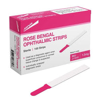 Jorgensen Labs Rose Bengal Ophthalmic Strips for Diagnostic Staining