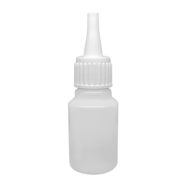 Jorgensen Laboratories J1204 1 oz Boston Round Bottles with Yorker Caps for Dispensing Solutions