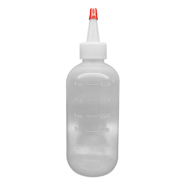 Jorgensen Laboratories J1204 6 oz Boston Round Bottles with Yorker Caps for Dispensing Solutions