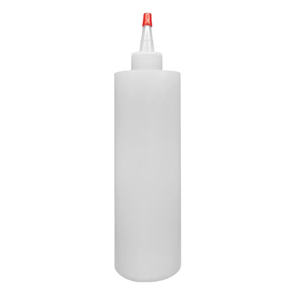 Jorgensen Labs Boston Round Bottle with Yorker Cap, 16oz