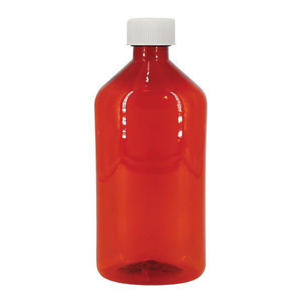 Jorgensen Labs Amber Plastic Graduated Ovals - 16oz