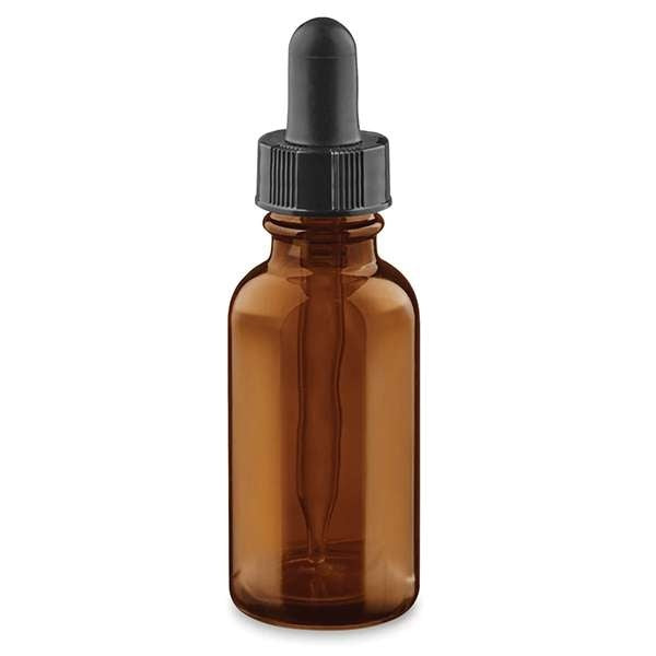Jorgensen Labs Amber Glass Dropper Bottle - 1oz