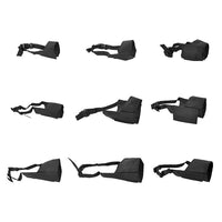 Jorgensen Labs C Muzzle with Mouth Flap Set of 9