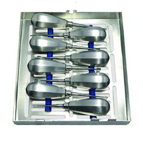 Jorgensen Labs J1512A Sterilization Cassette for 8 Dental Elevators