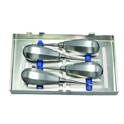 Jorgensen Labs Winged Dental Elevator 4 Inch - Professional Veterinary Instrument