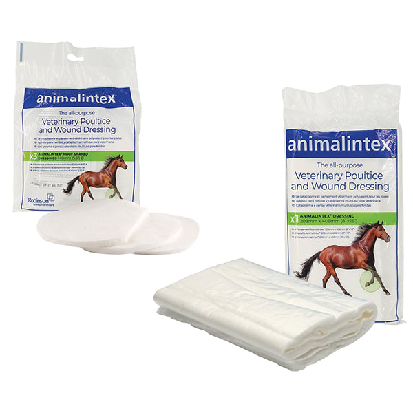 Jorgensen Labs Animalintex Hoof Pads and Poultice Wraps