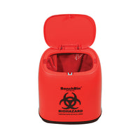 Jorgensen Labs J1763A BenchBin Benchtop Biohazard Bins, BenchBin – 1.5L Capacity
