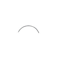 Jorgensen Labs Reverse Cutting Suture Needle 3/8 Circle – Precision for Home Wound Care