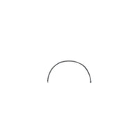 Jorgensen Labs Reverse Cutting Suture Needle 1/2 Circle Size 18