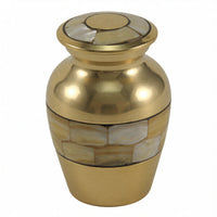 Jorgensen Labs Mother of Pearl Keepsake Urn - Elegant Pet Memorial
