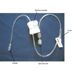 Jorgensen Labs Extension Set with Flow Rate Regulator