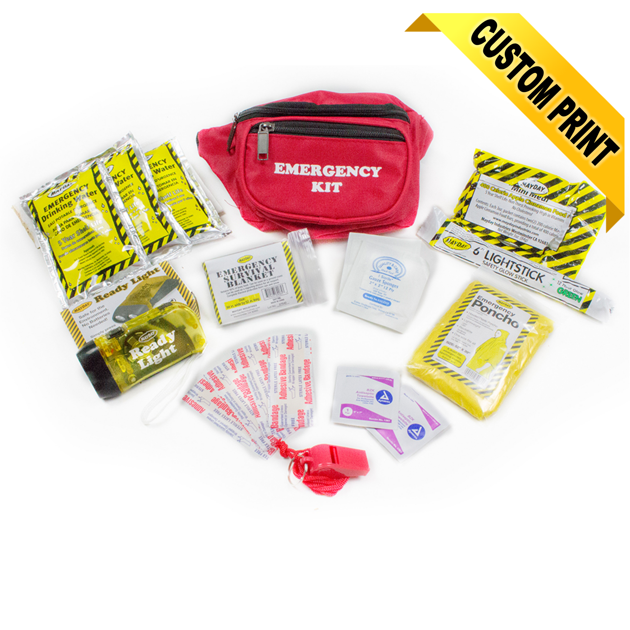 MayDay One Day Fanny Pack Kit - Portable Emergency Survival Solution