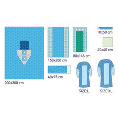 SUBMED Knee Arthroscopy Surgical Set #1