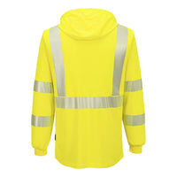 Portwest L042 Hi-Vis Lightweight Hooded T-Shirt L/S
