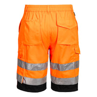 Portwest L043 Hi-Vis Lightweight Polycotton Shorts