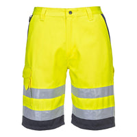 Portwest L043 Hi-Vis Lightweight Polycotton Shorts