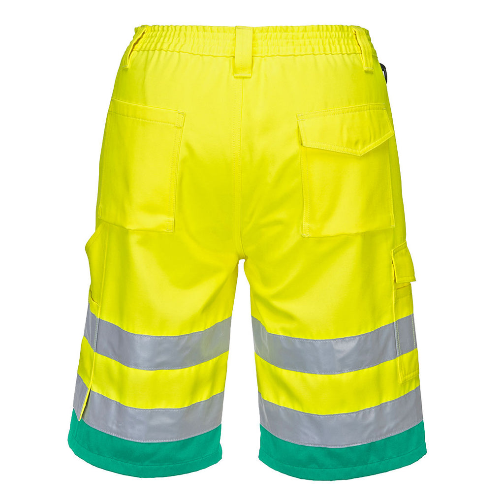 Portwest L043 Hi-Vis Lightweight Polycotton Shorts