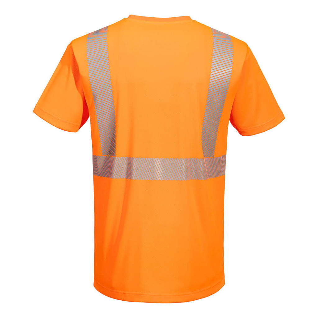Portwest L044 Hi-Vis Segmented Tape Lightweight T-Shirt S/S