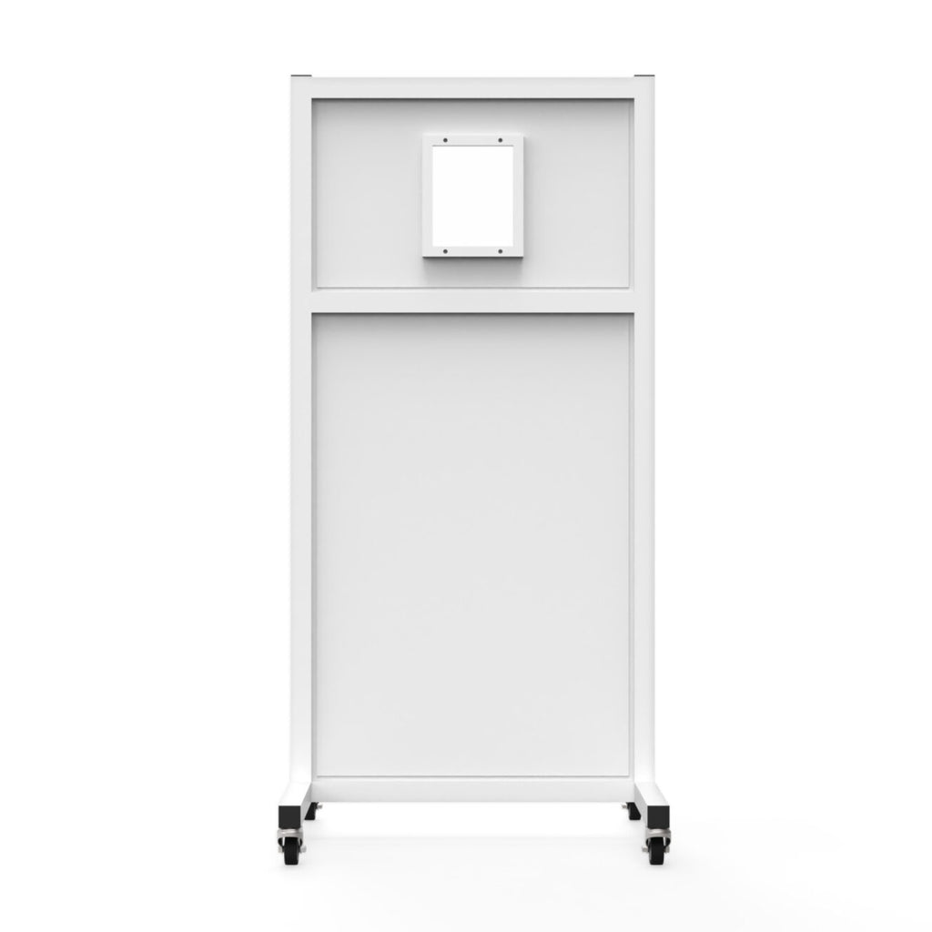 Phillips Safety Mobile Leaded Barrier | 2.0mm PbEq Protection with 12" x 10" Viewing Window