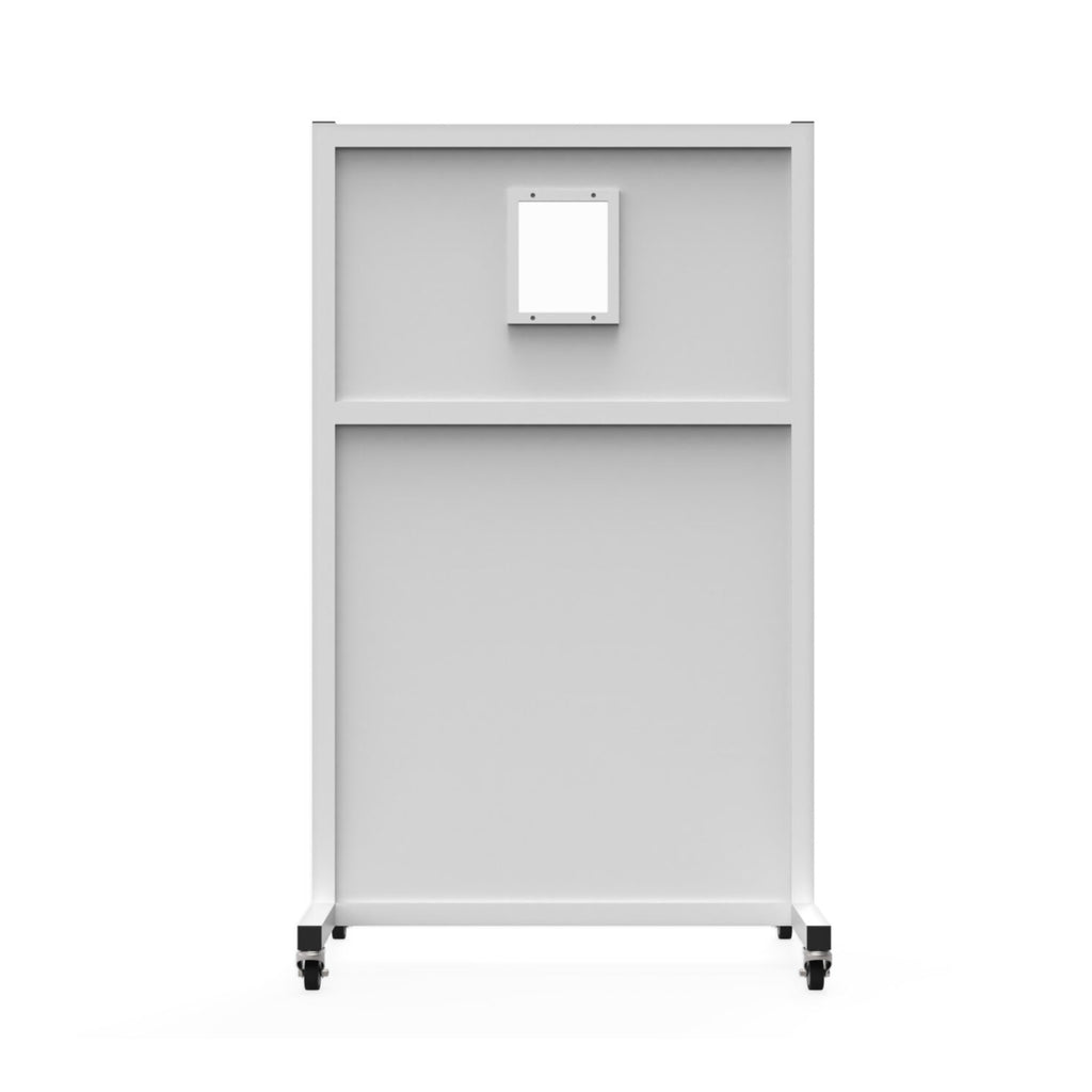 Phillips Safety Mobile Leaded Barrier | 2.0mm PbEq Protection with 12" x 10" Viewing Window