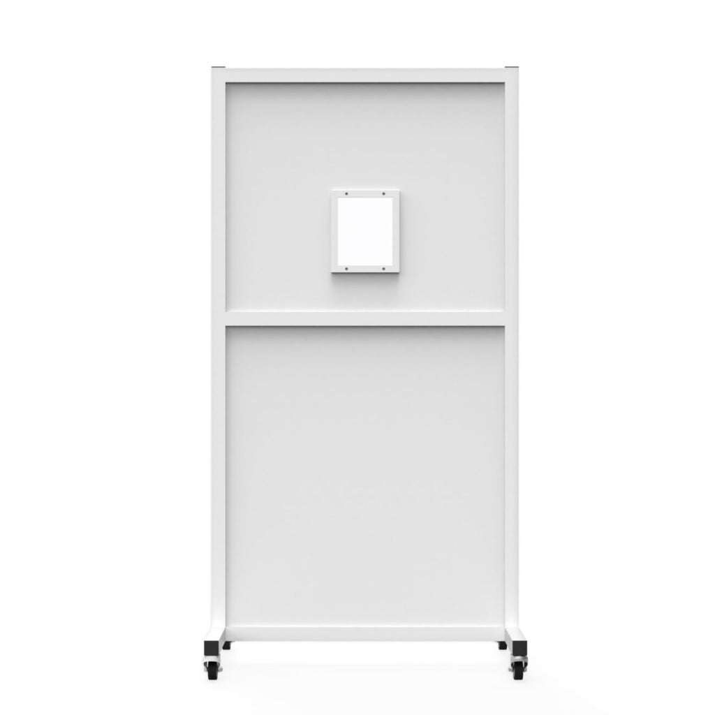 Phillips Safety Mobile Leaded Barrier | 2.0mm PbEq Protection with 12" x 10" Viewing Window