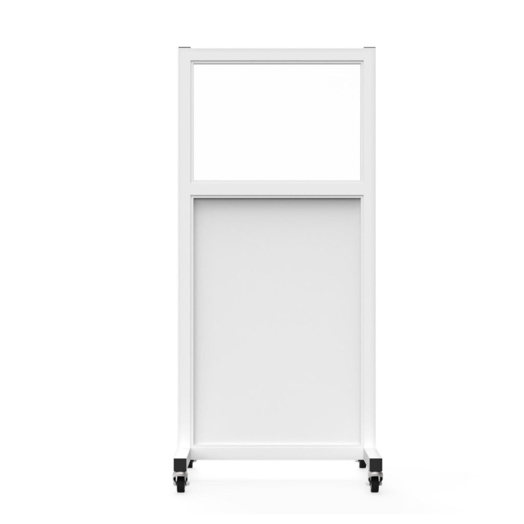 Phillips Safety LB-2430 Mobile Leaded Barrier with 24" x 30" Viewing Window