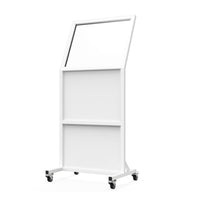 Phillips Safety Tilted Mobile Leaded Barrier with 30" x 24" Ergonomic Viewing Window