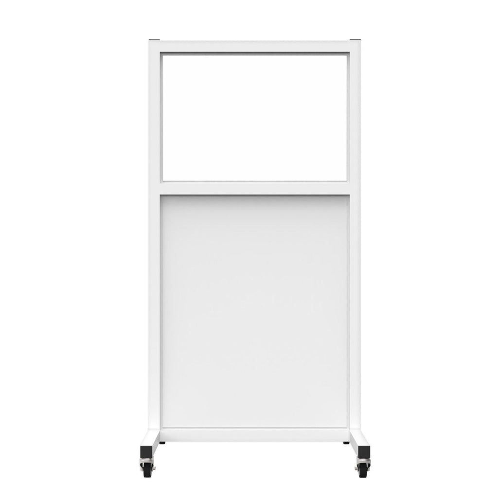Phillips Safety Mobile Leaded Barrier with 36" x 24" Viewing Window for Full-Body Radiation Protection