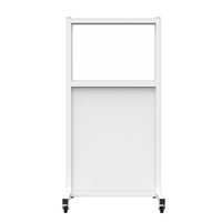 Phillips Safety Mobile Leaded Barrier with 36" x 24" Viewing Window for Full-Body Radiation Protection