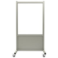 Phillips Safety Mobile Leaded Barrier | 2.0mm PbEq Protection with 36" x 30" Large Viewing Window