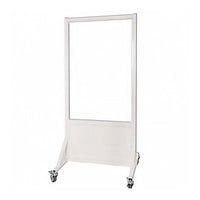 Phillips Safety MRI-Safe Mobile Leaded Aluminum Barrier with 30" x 48" Viewing Window