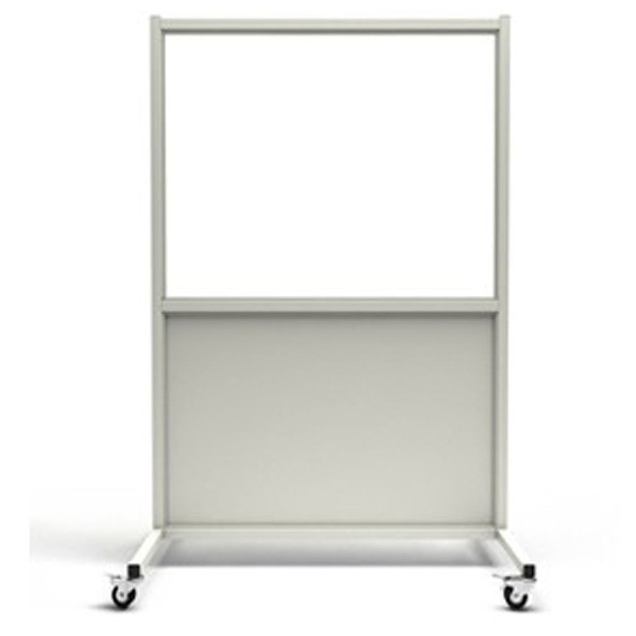 Phillips Safety MRI-Safe Mobile Leaded Aluminum Barrier with 36" x 48" High-Visibility Window
