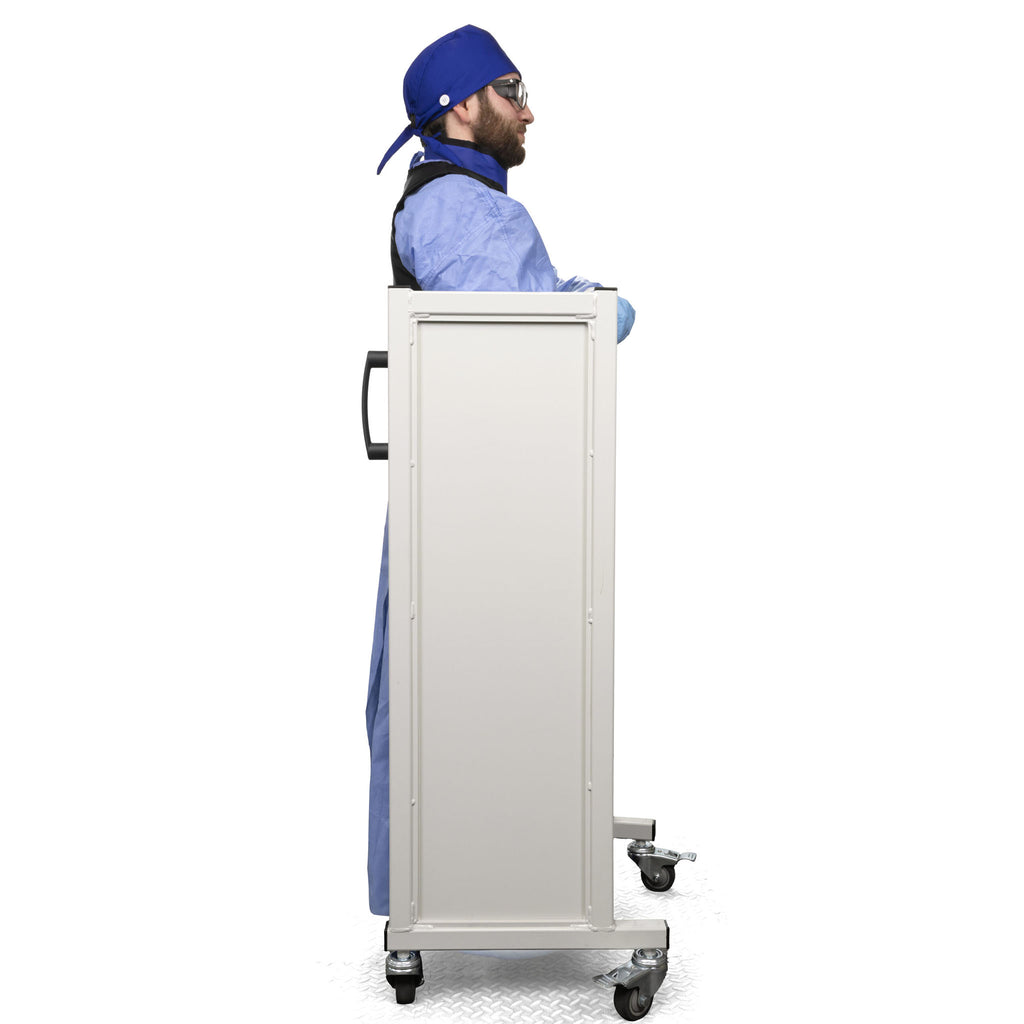 Phillips Safety Standing Mobile Lead Shield for Full-Body Clinical Radiation Protection