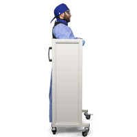 Phillips Safety Standing Mobile Lead Shield for Full-Body Clinical Radiation Protection