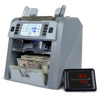 Cassida CRS-9500 2-Pocket Mixed Bill Counter Sorter and Reader