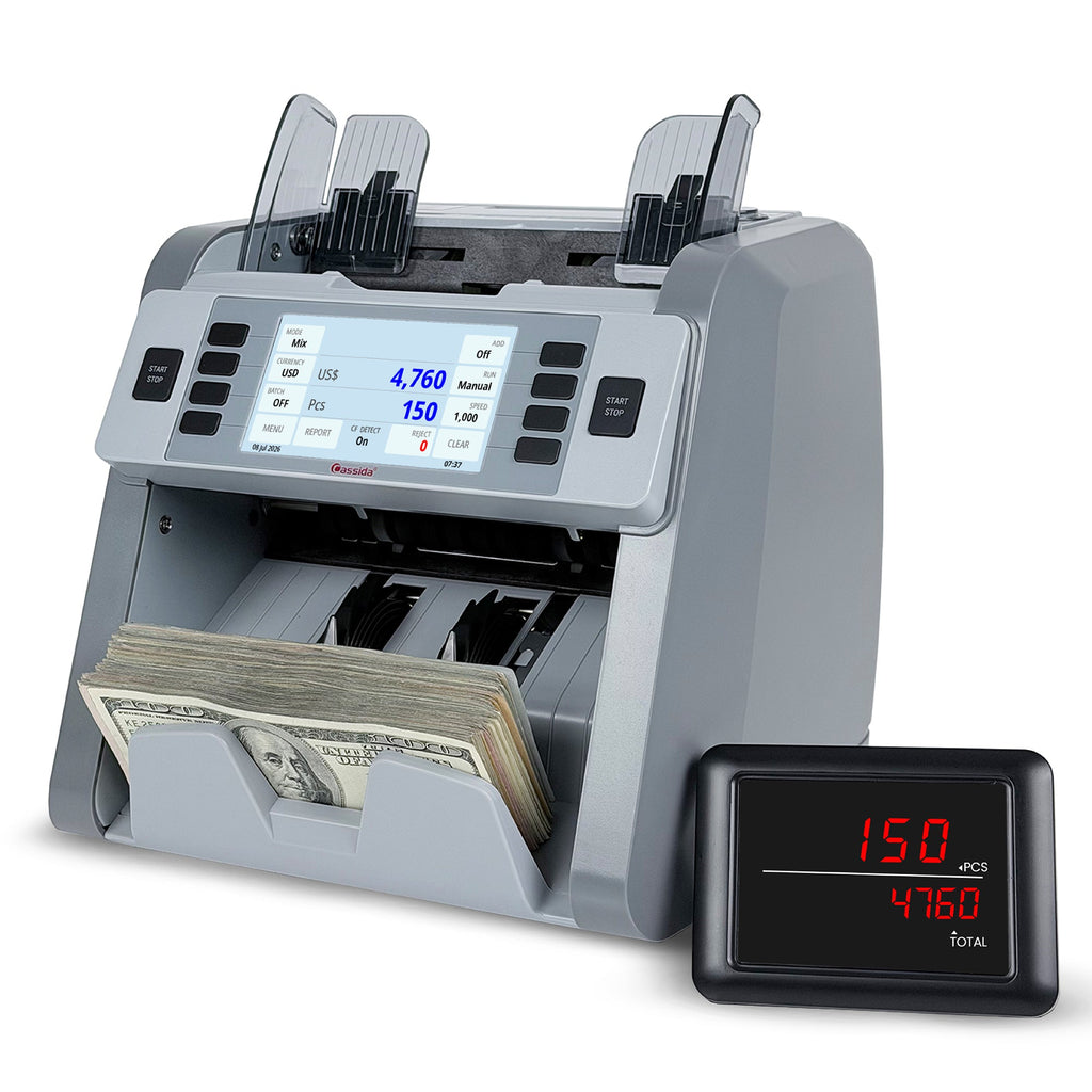 Cassida CRS-8500 Mixed Bill Counter Sorter and Reader