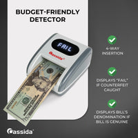 Cassida CCS-150 Counterfeit Money Detector and Bill Value Reader