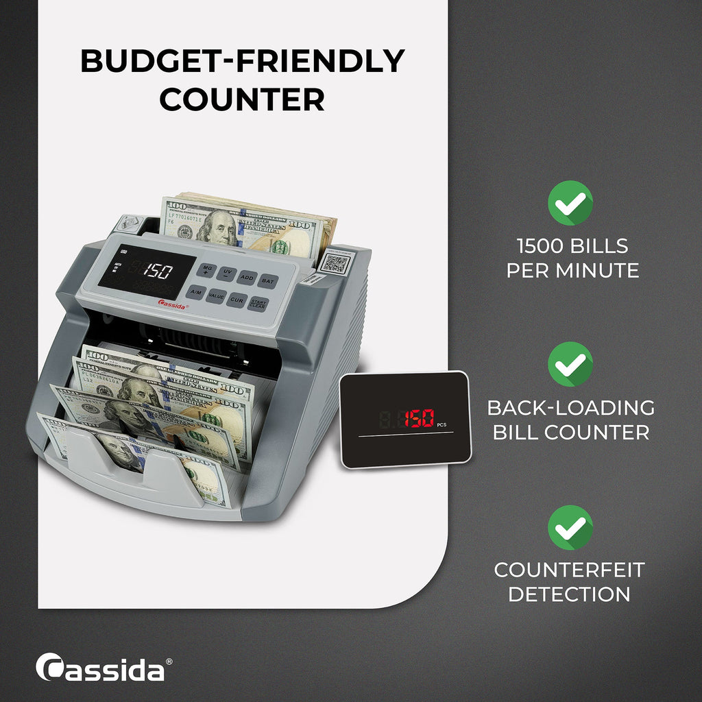 Cassida CRS-1000 Automatic Bill Counter