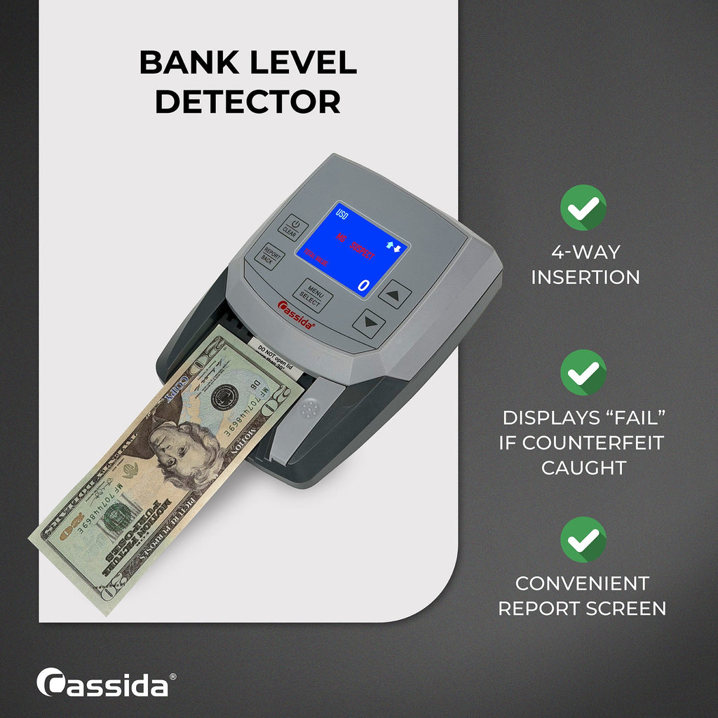 Cassida CCS-200 Counterfeit Money Detector and Bill Counter