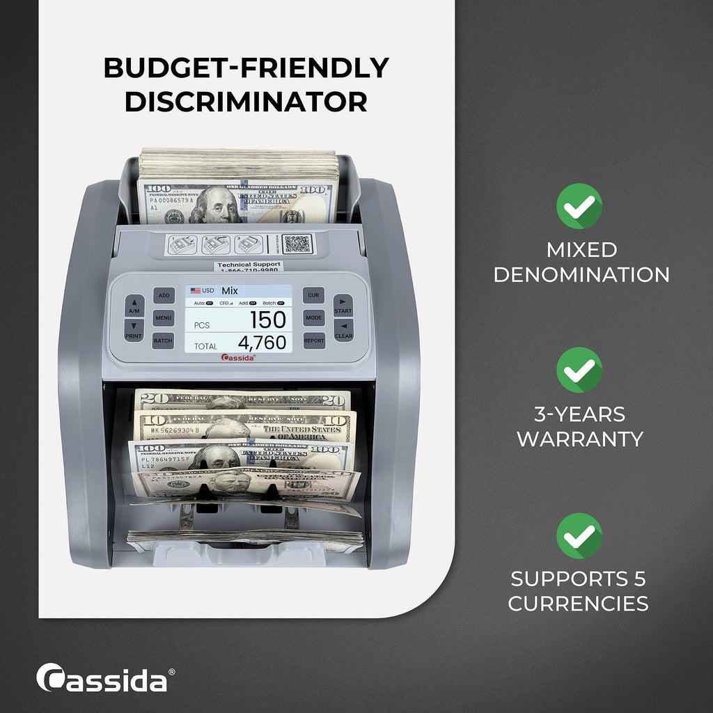 Cassida CRS-7200 Mixed Bill Counter