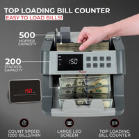 Cassida CRS-6200 Top Loading Bill Counter