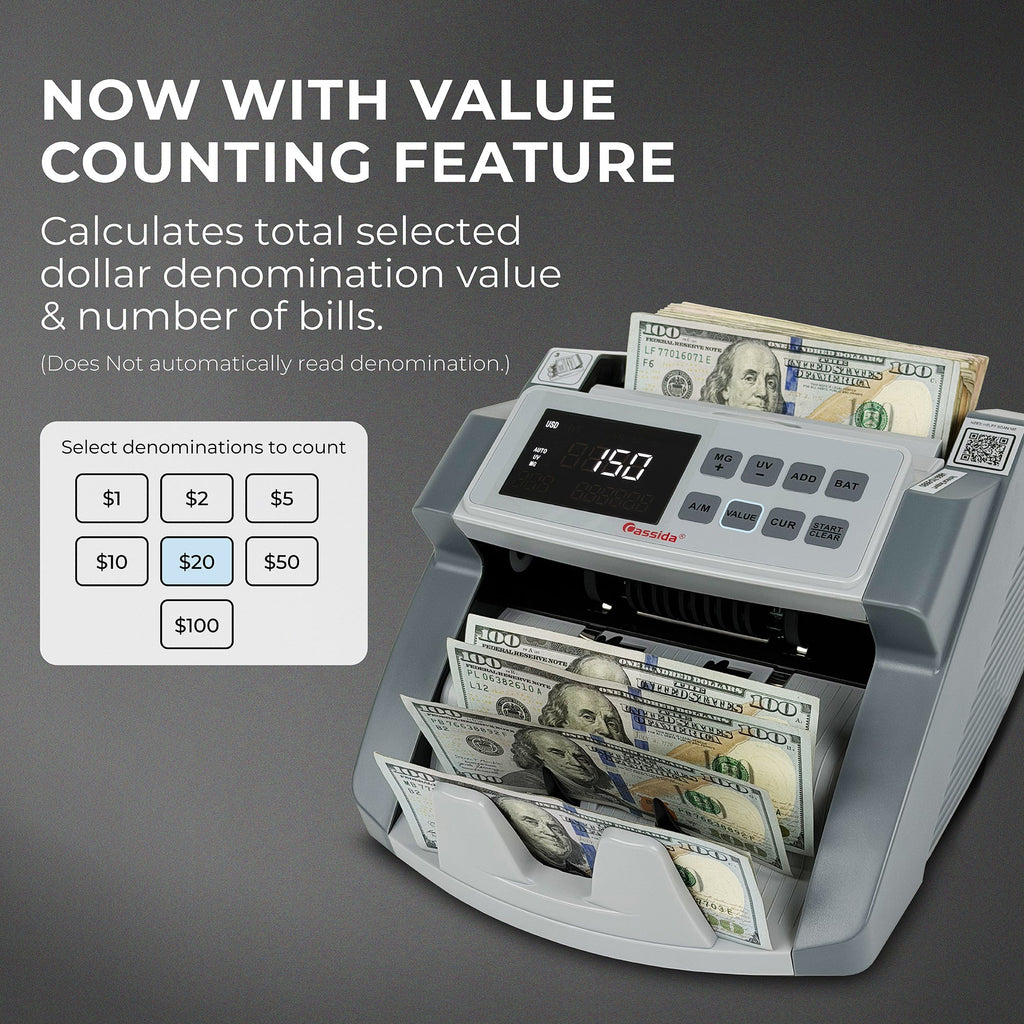 Cassida CRS-1000 Automatic Bill Counter