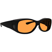 Phillips Safety W570 Laser Safety Glasses with 33 Green Glass Filter for Ruby and KTP Laser Protection