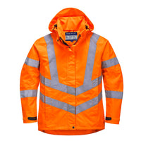 Portwest LW70 Hi-Vis Women's Breathable Rain Jacket
